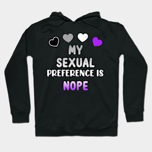 My Sexual Preference Is Nope Hoodie